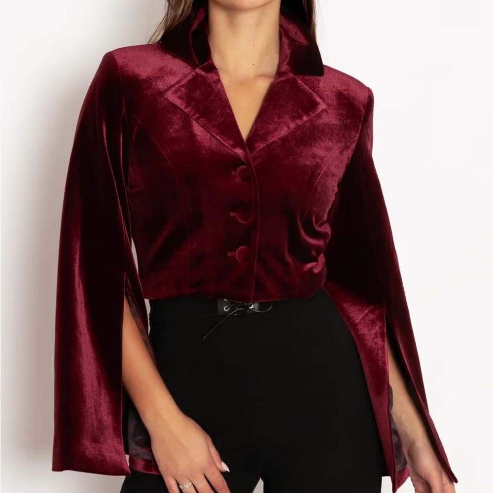 Blackmilk “SOME VELVET MORNING CROPPED JACKET - LIMITED” Size 8 US/12 AUST NWT